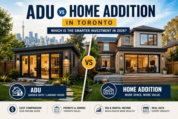 ADU vs Home Addition in Toronto: Which Is the Smarter Investment in 2026?